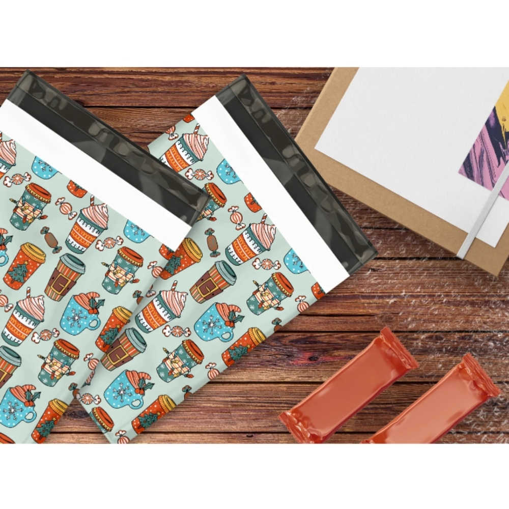 20 10X13 Coffee Latte Poly Mailers - Picture 9 of 9